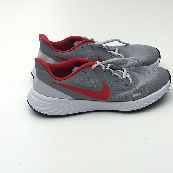 Nike Other - (GS) Nike Revolution 5 Low-Top Grey/Red BQ5671-013 Running Men's Sz 7 UK 6 Eu 40